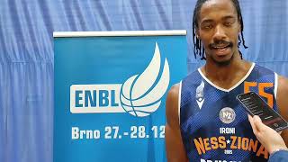 Basket Brno: Ironi Ness Ziona 27.12.2022
