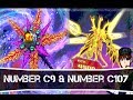 Yugioh Number C9 Chaos Dyson Sphere & Number C107 Neo Galaxy Eyes Tachyon Dragon