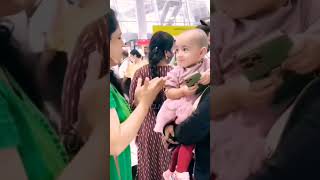 Nila baby latest video | Pearly Maaney daughter Nila | New video | shorts