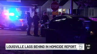 Louisville lagging behind other cities in reducing post-pandemic homicides