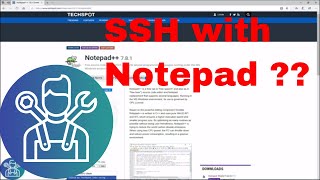 SSH with Notepad++