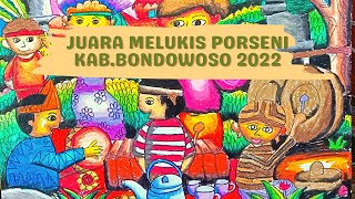 Juara Melukis Kabupaten Bondowoso