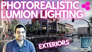 How to Properly LIGHT UP Your LUMION Exterior Scene with Only Lighting Effects