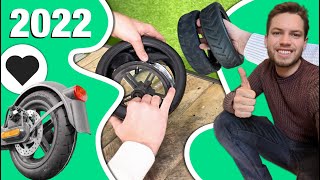 TUTO Xiaomi 2022 – Changing the REAR WHEEL BY HAND! Tyre and inner tube: M365 Pro - Mi 3 🛴 💚