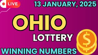 Ohio Midday Lottery Results For - 13 Jan, 2025 - Pick 3 - Pick 4 - Pick 5 - Powerball -Mega Millions