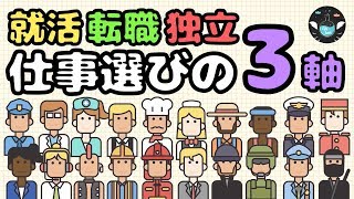 【仕事選びの考え方】キャリア形成の三軸とは