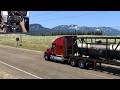 Mack Pinnacle straight piped - American Truck Simulator | Steering wheel gameplay