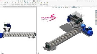 Solidworks Tutorial # 265 How to Design Volumetric Screw Conveyor in Sheet Metal