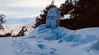 Hatu Peak Narkanda| Snowfall Update ☃️ Shimla Snowfall Prediction #shimla #narkanda #hatupeak #snow