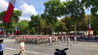 Légion étrangère défilé 14 Juillet 2017