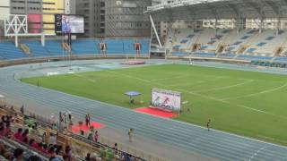 20160911154715 105年臺北市秋季全國田徑公開賽國男組4x400公尺接力計時決賽第2組 臺中市梧棲國中（楊嘉鎧、王宇軒、李允辰、蔡維軒）奪金牌