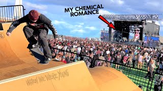 I Snuck in to Skate at the Worlds Biggest Emo Concert