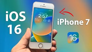 How to get iOS 16 Update on iPhone 7 - Install iOS 16 Features on IPhone 7