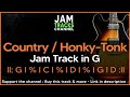 Country / Honky-Tonk Guitar Backing Track in G