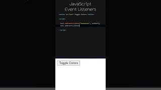 Add Event Listener in JavaScript