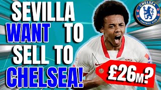 Chelsea Transfer News Today | Sevilla WANT TO SELL Kounde To Chelsea for £26 MILLION?! Varane OUT!