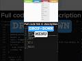 📂 Dropdown Menu using HTML & CSS #css #coding #shorts #viral #trending #programming #animation