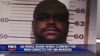 Georgia Parole Board denies clemency for murderer