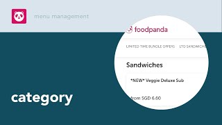 Menu Management | Adding/Editing Category