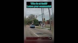 Watch the electric scooter. Who is at fault? #accident #caraccident  #scooter