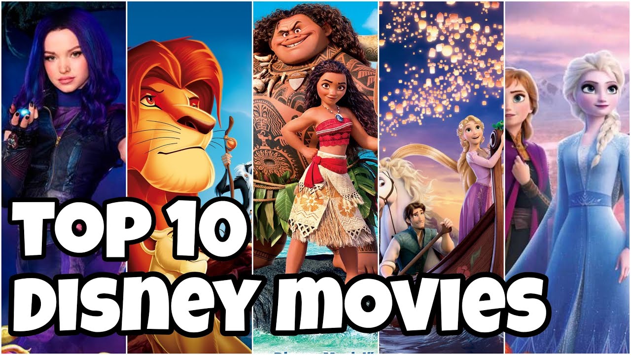 DISNEY TOP 10 MOVIES - YouTube