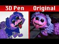 3d Pen Drawing Pj Pug-a-Pillar  | Poppy Playtime Chapter 2 | DIY