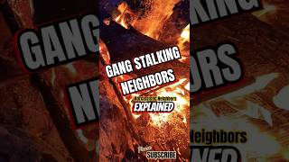Gang Stalking Narcissistic Neighbors Explained 🕵🏼🧐 #narcissist #empath #firesidechat #fire #shorts