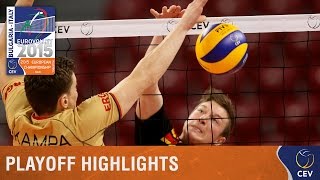 2015 Men's EuroVolley - Highlights Playoff round Germany vs Belgium