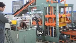 12  QT4-20 shengya concrete brick production line for hollow blocks, paving bricks