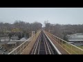 4K/60p: LIRR M3 Front Window Port Washington to Penn Station