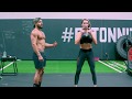 Jena Mays Deadlift, Clean, Squat Kettlebell Flow at Onnit Gym