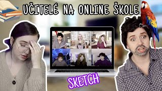 UČITELÉ NA ONLINE ŠKOLE / sketch