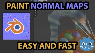 How to paint Normal Maps in Blender !