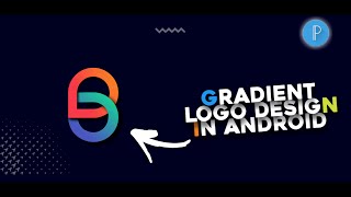How to make professional logo design in Android || Make gradient logo TECH TREND CREATION