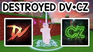 We DESTROYED a DV and CZ clan DUO (Roblox Bedwars) 🔥⚔️