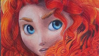 Merida drawing from Brave