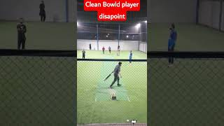 clean Bowld player disappoint.#cricket#youtubeshorts#viral#BBL#funnyshorts #boxcricket