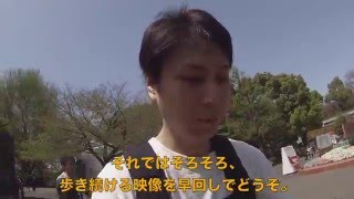 【GoProスマホ両対応手ぶら自撮りアーム「ちょっと撮って手」】 歩き\u0026自転車で正面から自撮りしてみた サンコーレアモノショップ