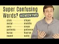 Super Confusing Words? | Useful HOMONYMS explained