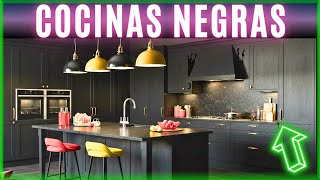 ⚠️ Elegancia Atemporal y Tendencia Moderna [HOLA Cocinas Negras] ADIÓS Cocinas Blancas 😱