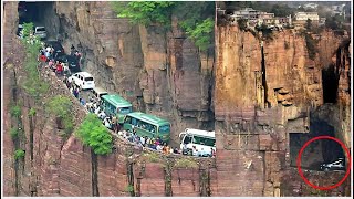 The world's most spectacular mountain tunnel | Villagers living on cliffs | Wonder of China