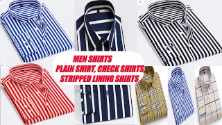 Plain shirt || Check shirt || Stripped lining shirts|| Men's shirts|| New latest collection