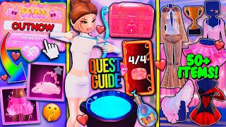 VALENTINES UPDATE OUT! *ALL CODES* \u0026 SECRETS, QUEST GUIDE \u0026 Item Showcase! | Dress to Impress ROBLOX