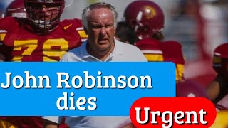 John Robinson dies