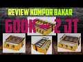 UNBOXING KOMPOR BAKAR GETRA 6 TUNGKU, LENGKAP HARGA DAN CONTOH KOMPOR UKURAN LAINNYA