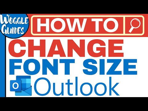 Change font size in Outlook