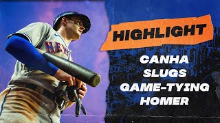 Canha Slugs Game-Tying Homer