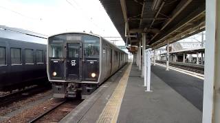 JR九州　８１７系　普通延岡行き南宮崎駅発車