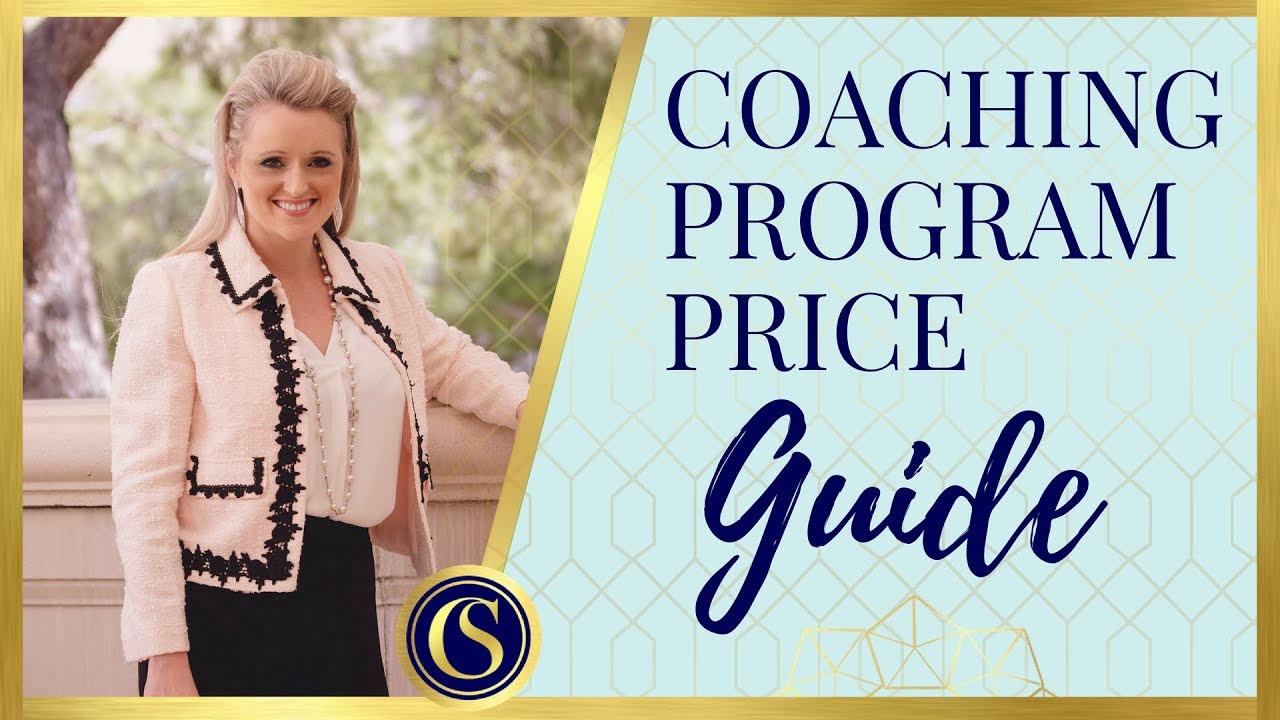 Coaching Program Price Guide Youtube