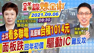 【錢線煉金術 盤中】聯電.世界漲勢沒結束？台積電目標價喊破千！9月電視面板價跌兩位數 今秋美股不再隨便買隨便漲？ @中天財經頻道CtiFinance  20210906